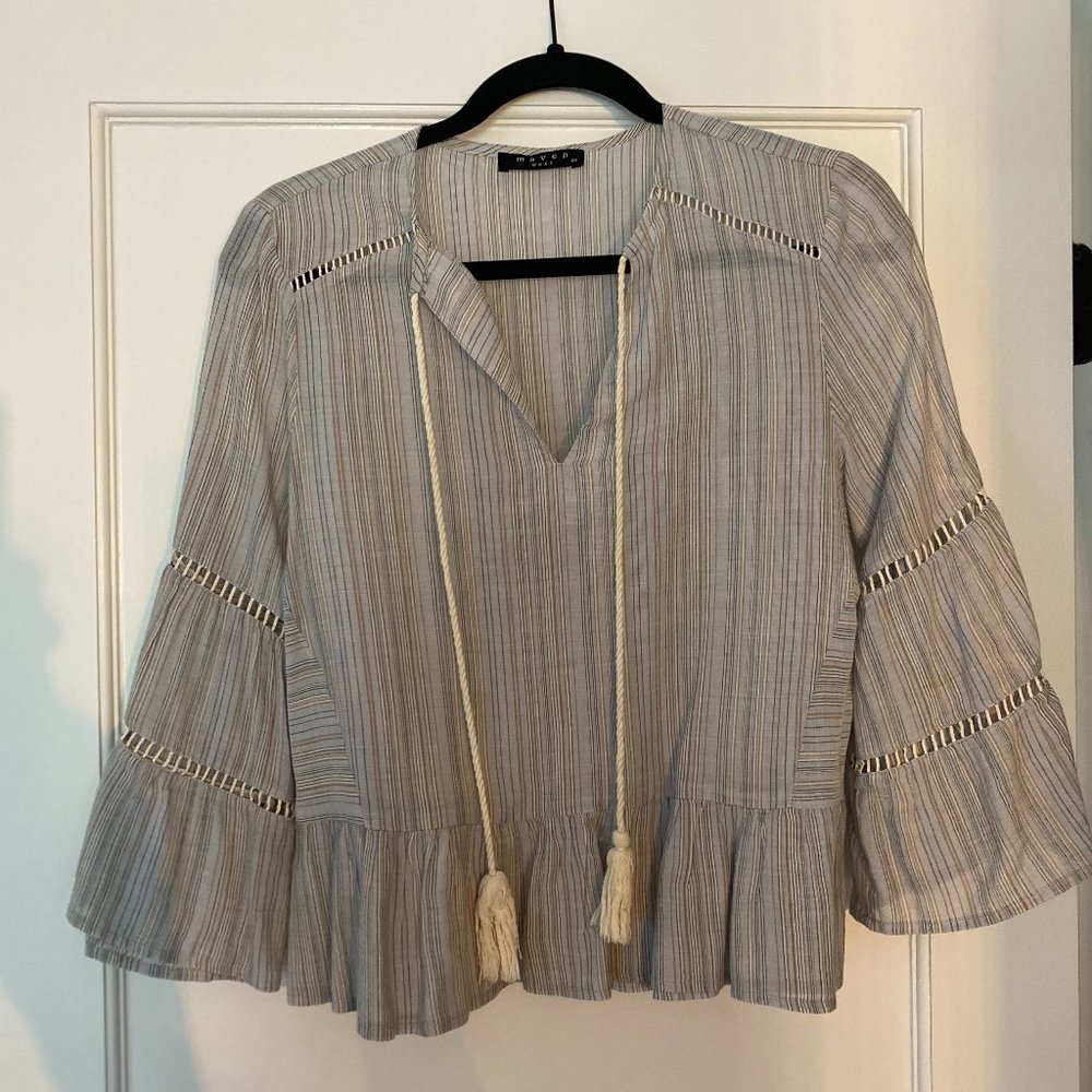 Mavin West Peasant Top